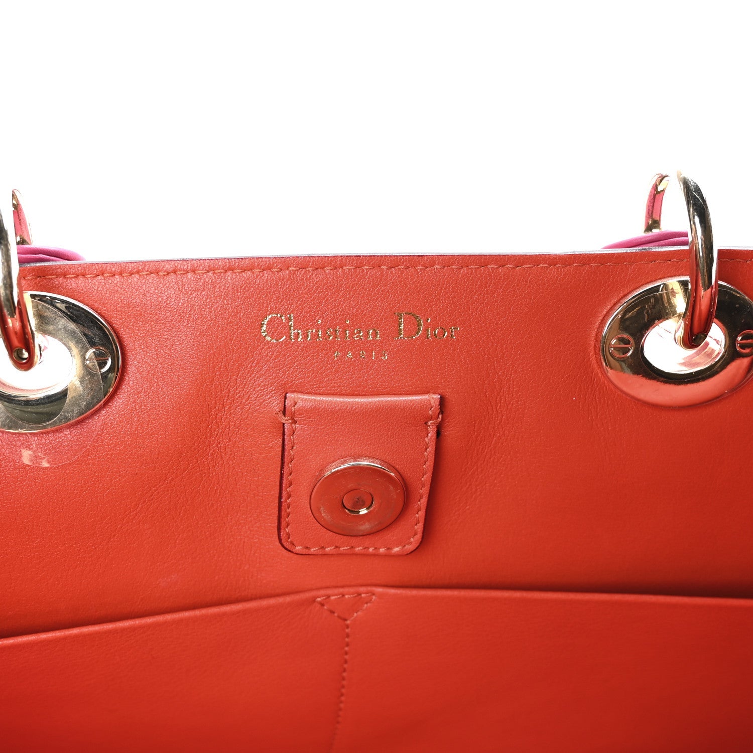 Smooth Calfskin Large Diorissimo Tote Fuchsia