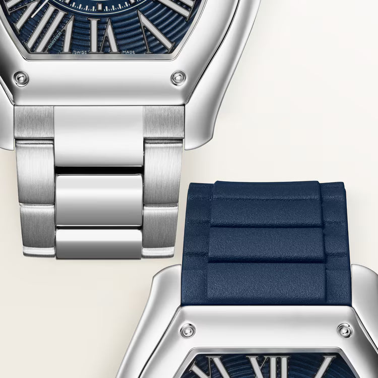 Roadster Large Model | 39mm, Stainless Steel, Blue Dial