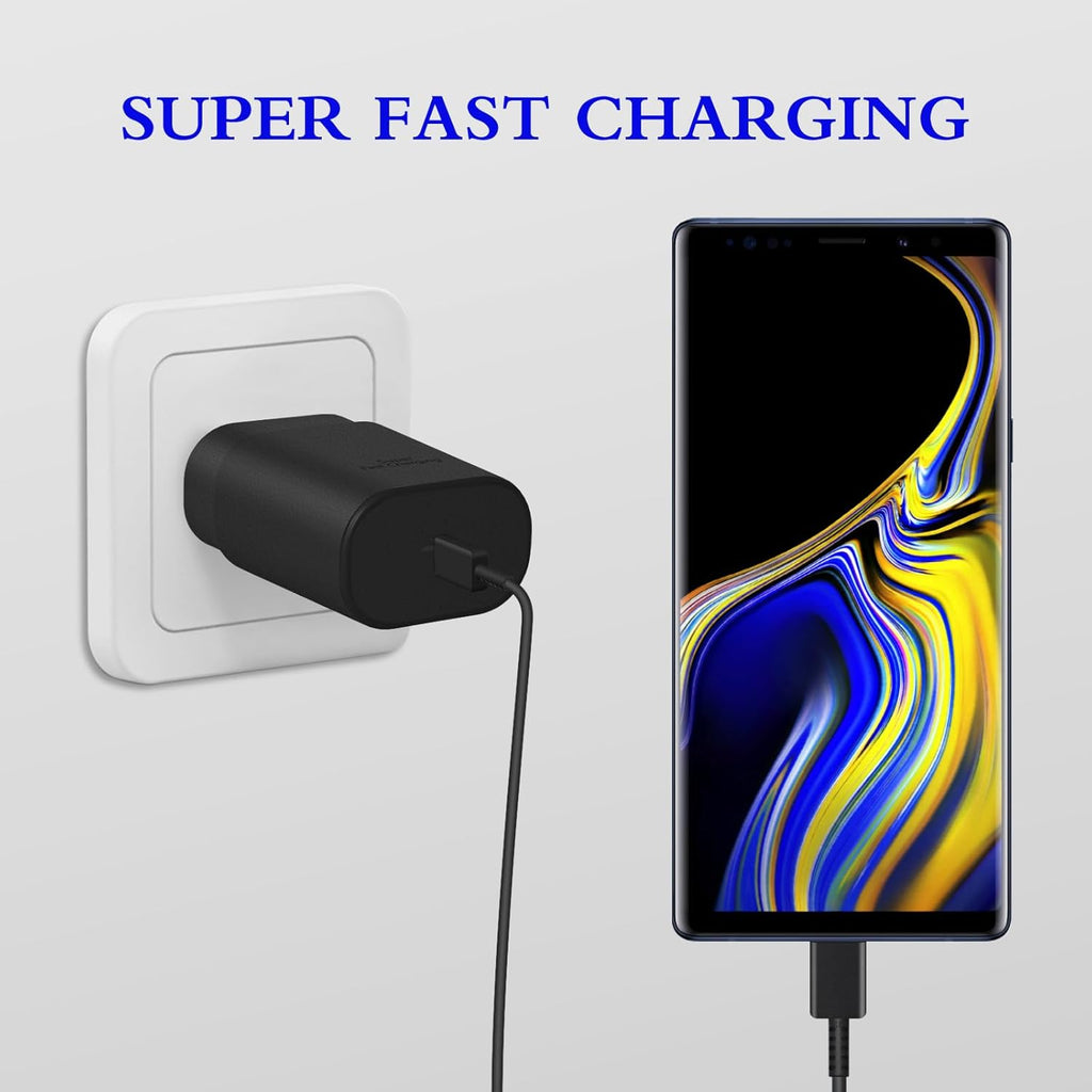 Entronix Wall Charger Combo - 2-Pack USB-C Charging Adapter for iPhone, Galaxy, More