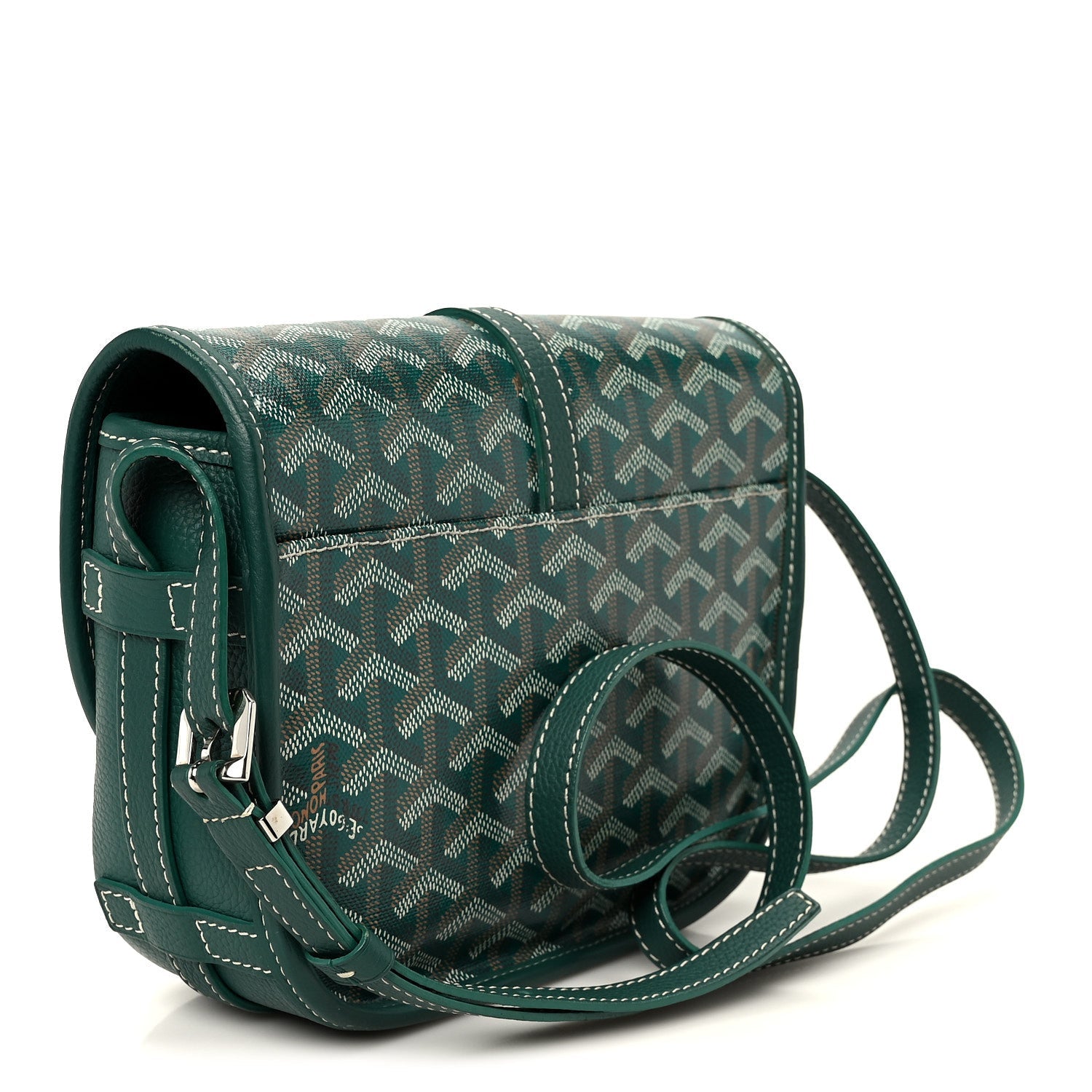 Goyardine Belvedere II PM Messenger Bag Green