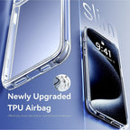 Entronix Case Compatible with iPhone 16 - [Flexible] TPU Clear