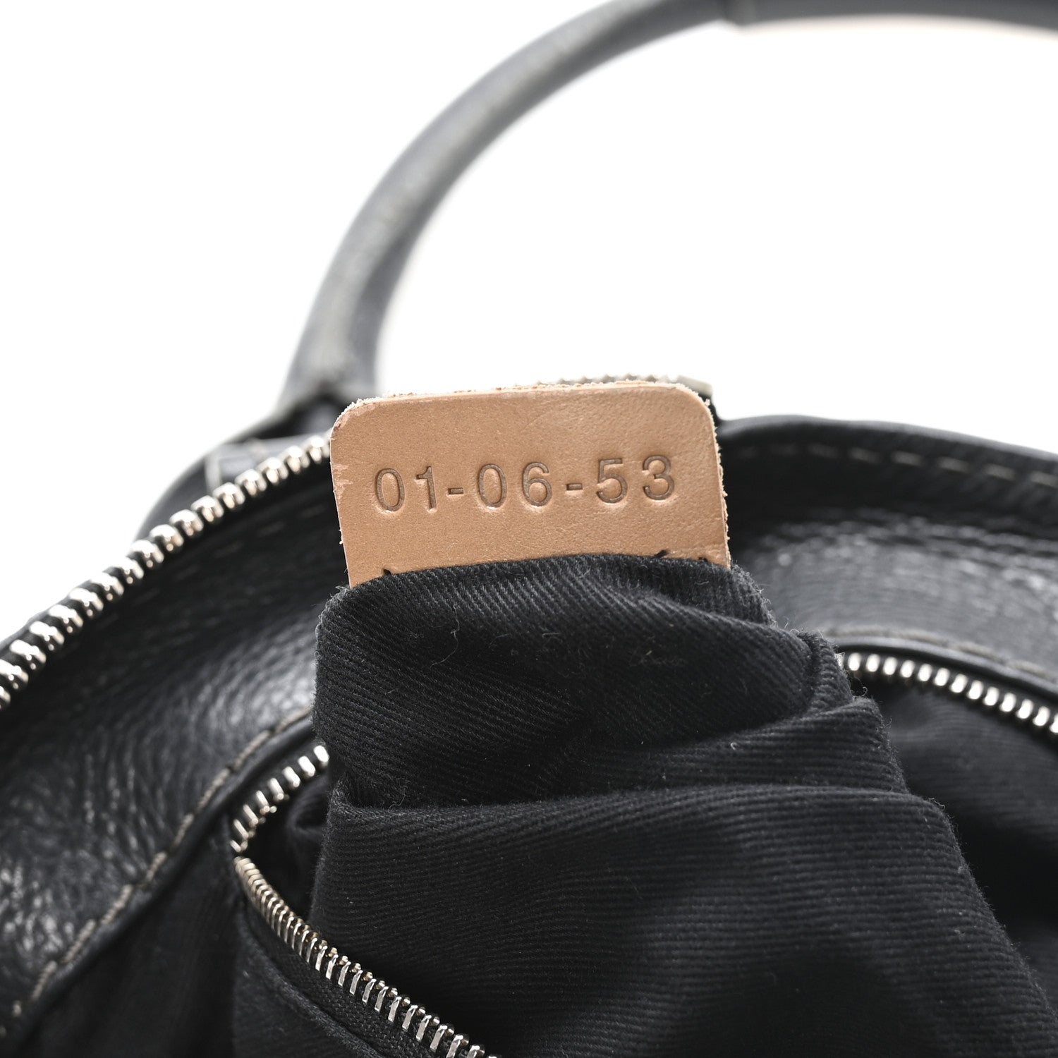 Calfskin Medium Paddington Satchel Bleu Nuit