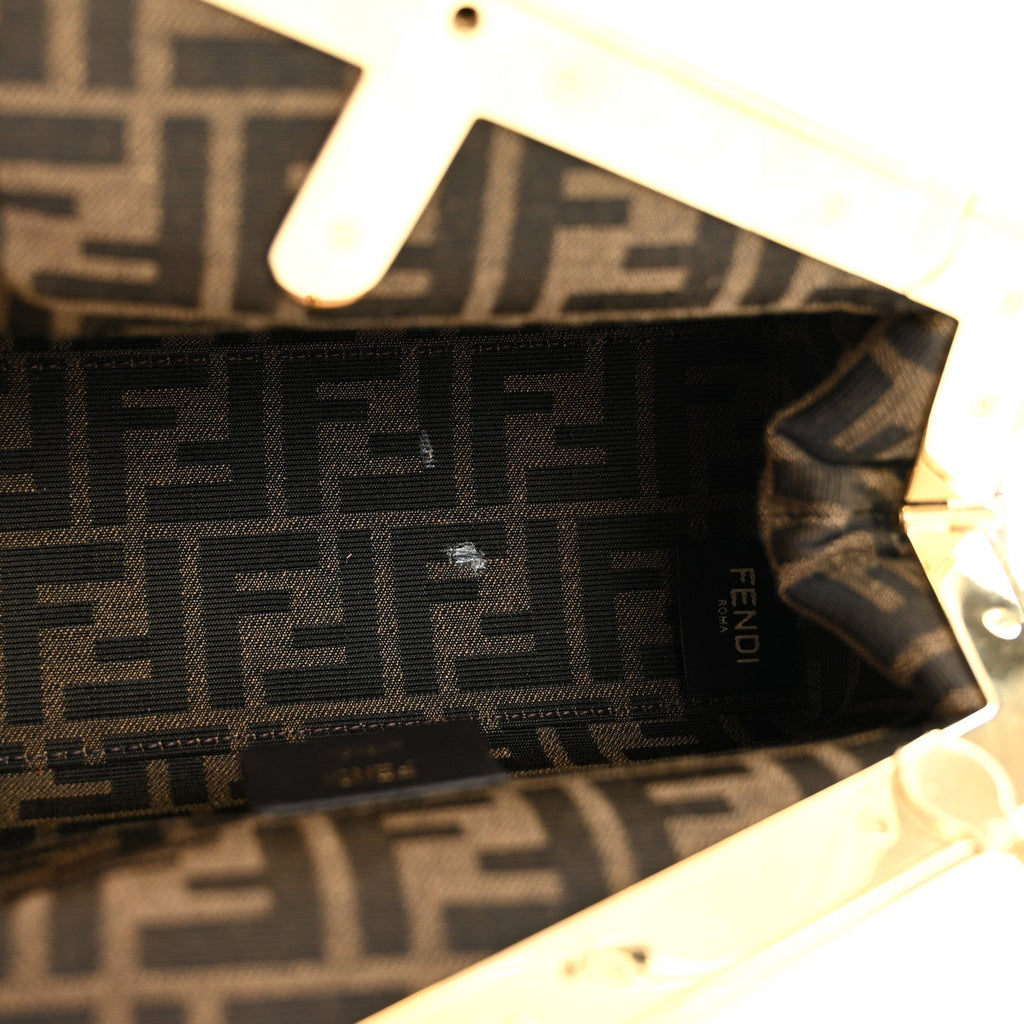Shiny Nappa Small Fendi First Dove Gray