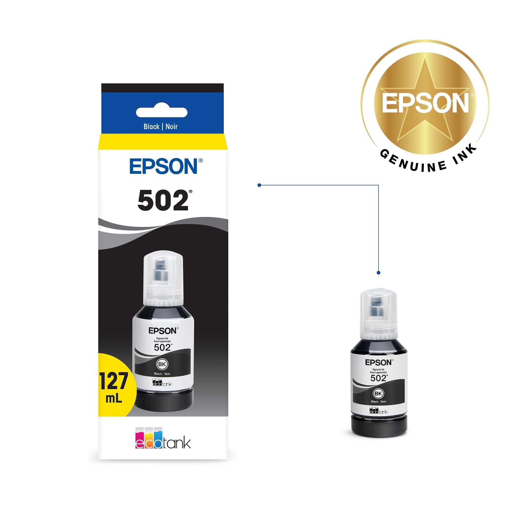 Epson T502120-S 502 EcoTank Black