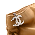 Lambskin Large Ultimate Soft Tote Beige