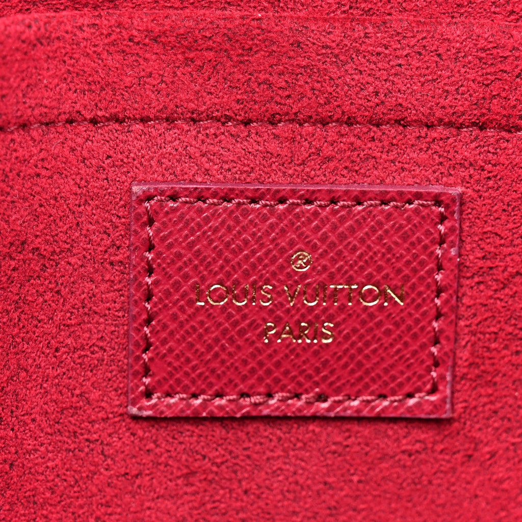 Monogram Pochette Felicie Chain Wallet Fuchsia