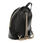 Pebbled Calfskin Soho Chain Backpack Black