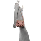Calfskin Mini Marcie Satchel Light Pink