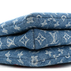 LV X TM Monogram Denim Cerises Coussin PM Blue