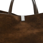 Suede Medium Kit Cabas Khaki