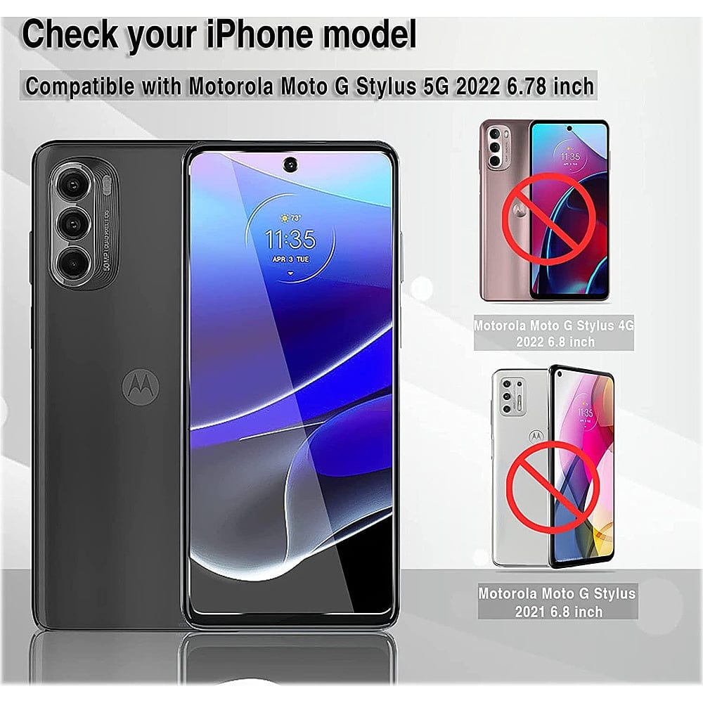 SAHARA - ZeroDamage Ultra-Strong+ Tempered Glass Screen Protector (2-Pack) - Motorola Moto G Stylus 5G