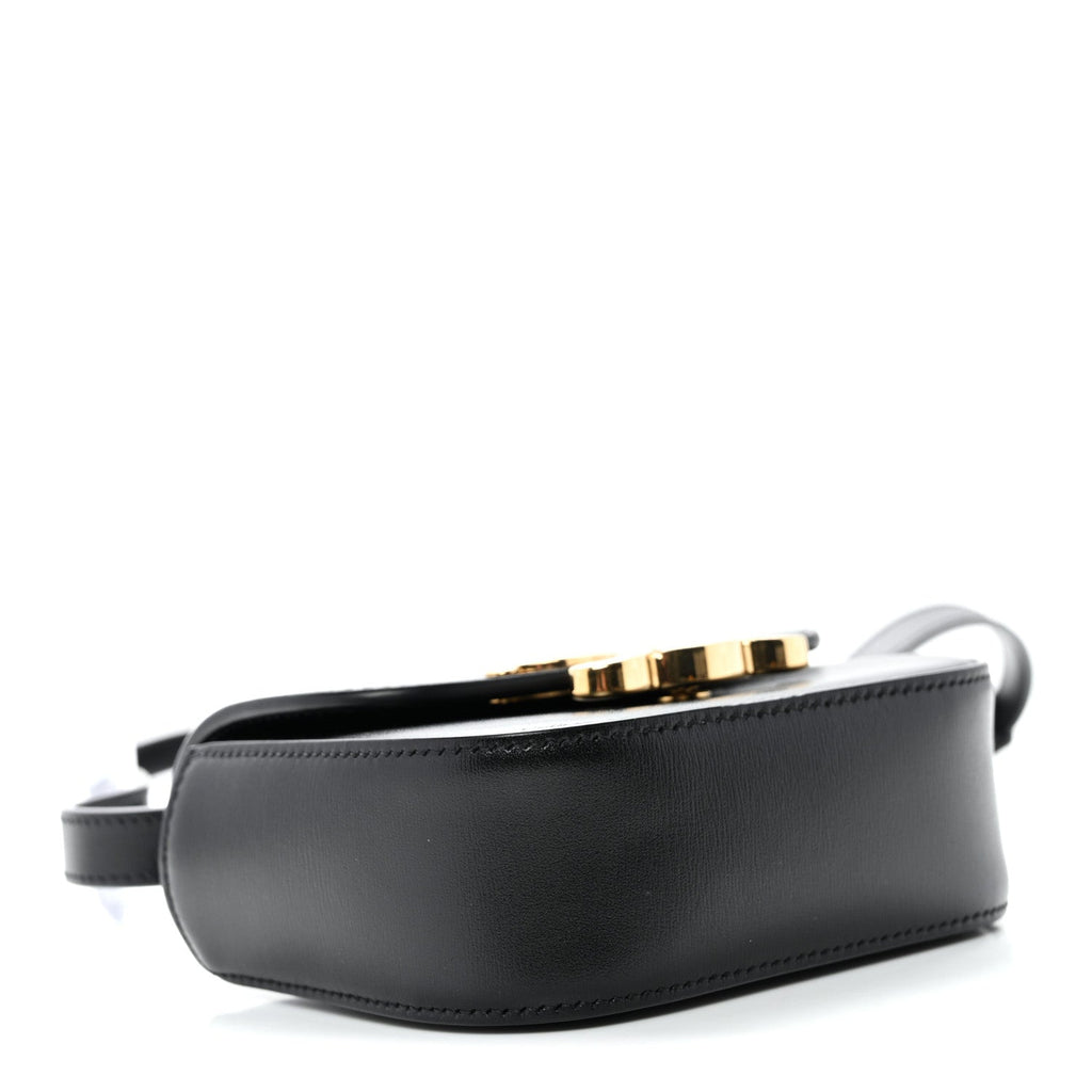 Shiny Calfskin Mini Triomphe Black