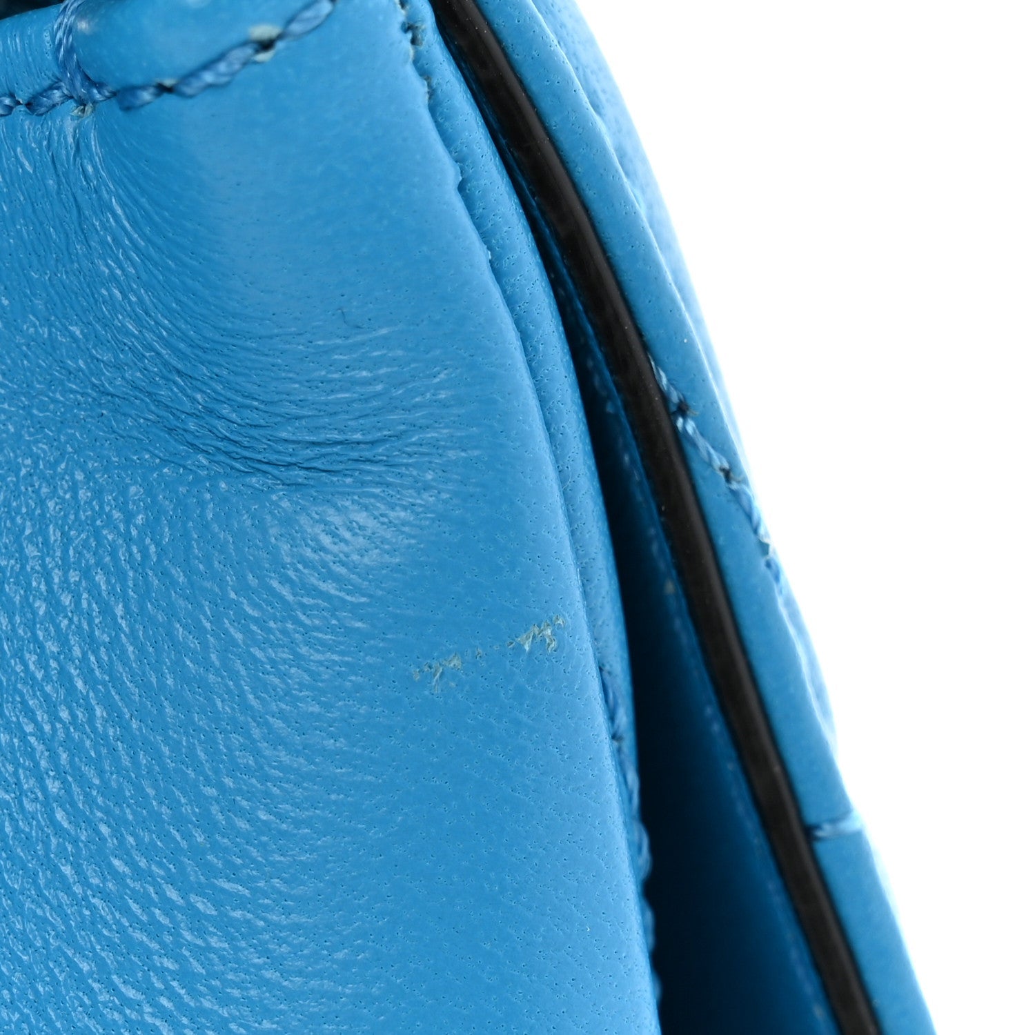 Nappa Quilted Virtus Bag Blue
