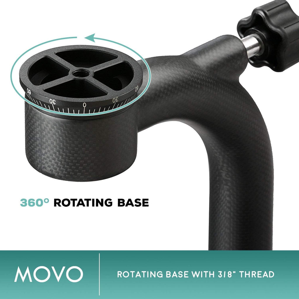 Movo GH800 MKII Carbon Fiber Gimbal Tripod Head