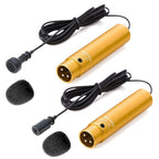 Movo LV-6 Omnidirectional & Cardioid Lav Mic Set