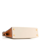 Epsom Horseshoe Mini Kelly Sellier 20 Craie Gold