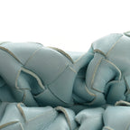 Nappa Maxi Intrecciato The Pouch Oversized Clutch Teal Washed