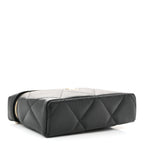 Caviar Quilted Top Handle Slim Vanity With Chain Black