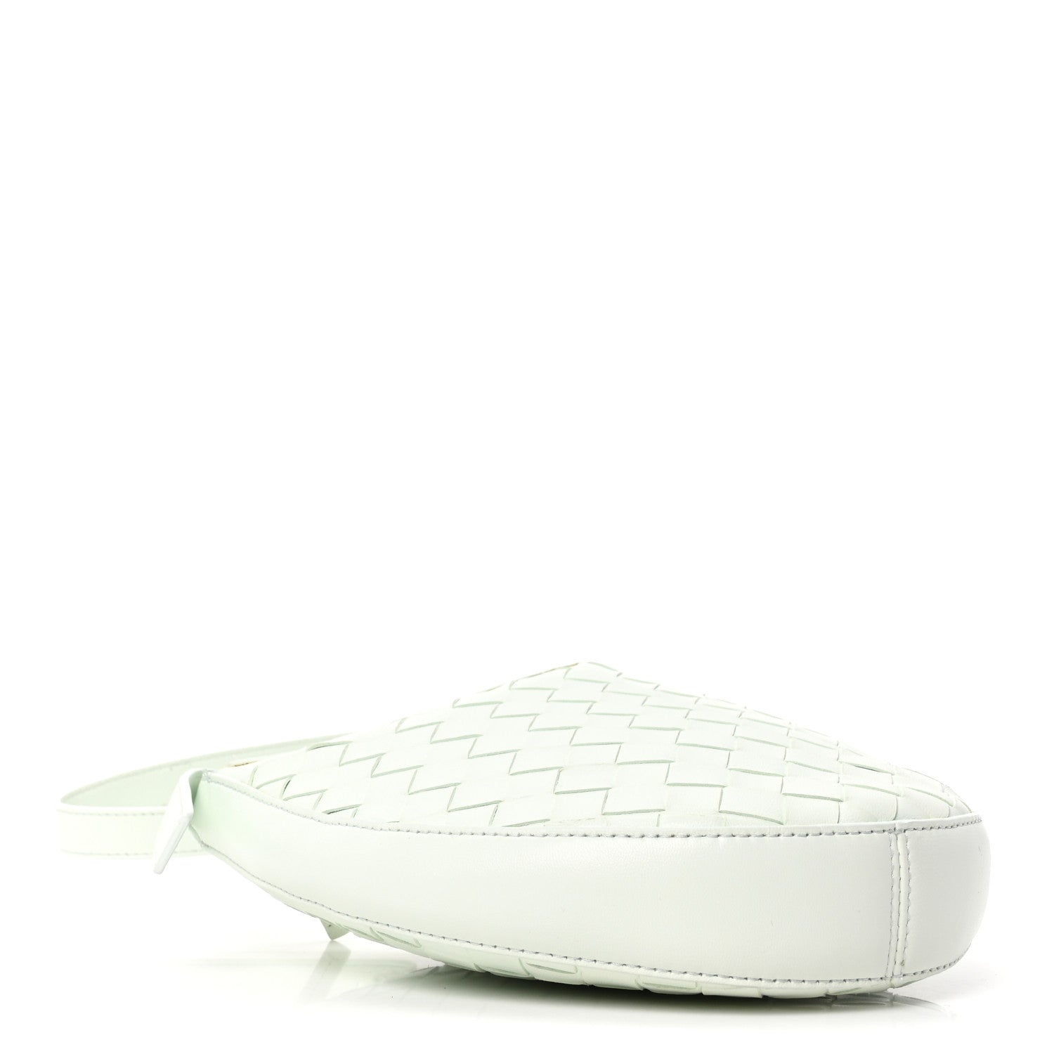 Nappa Intrecciato Small Drop Shoulder Bag Glacier