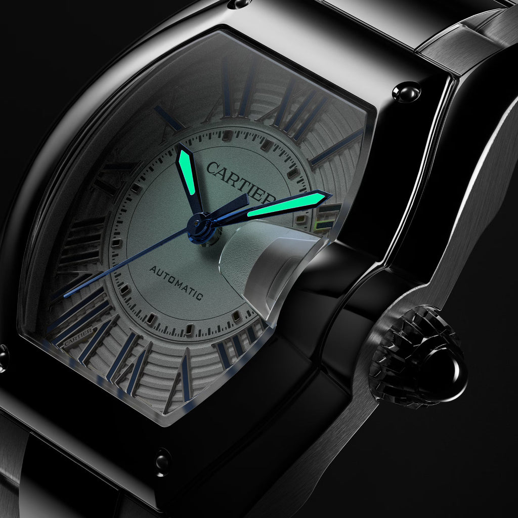 Roadster Large Model | 39mm, Stainless Steel, Silver Dial
