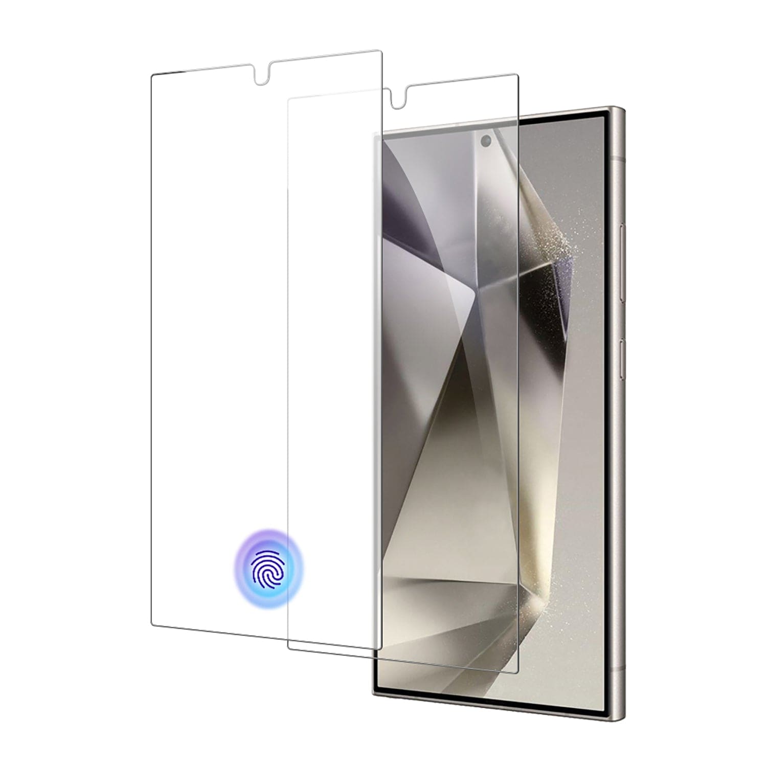 SAHARA - ZeroDamage Ultra-Strong Tempered Glass Screen Protector (2-Pack) - Samsung Galaxy S24 Ultra