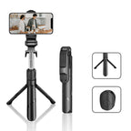 High Low  Retractable Selfie Tripod With Remote