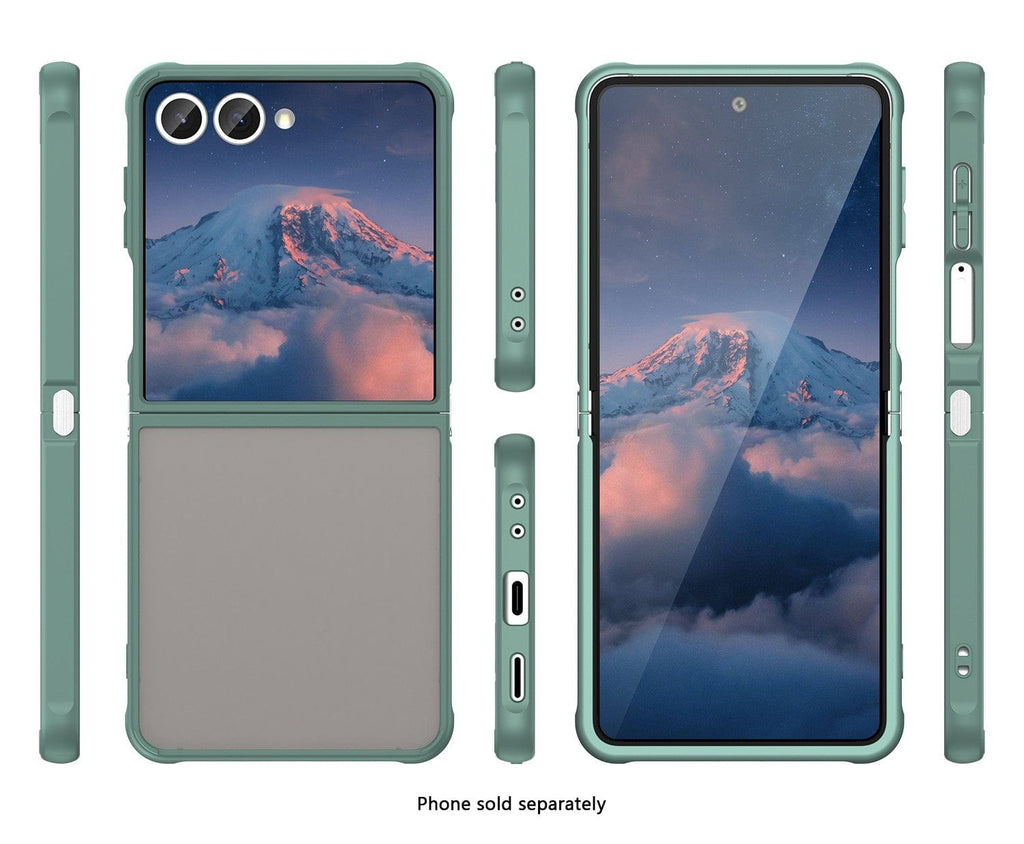 SAHARA - Samsung Galaxy Z Flip7 Semi Transparent Case - Anti-Slip Grip, Slim Design | Venture Series