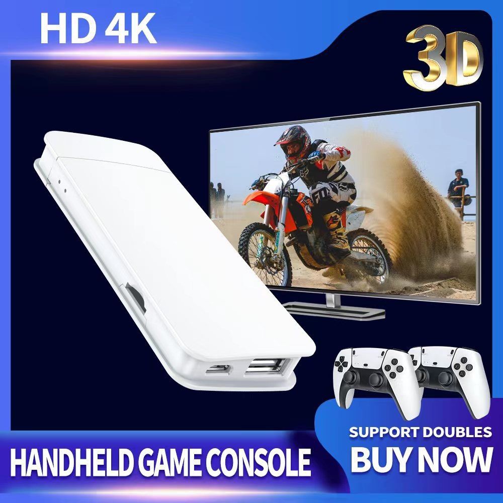 M15 Retro Game Stick - 4K HDMI Output with Wireless Controller, Over 30000 Built-in Classic Games, 64GB Storage for TV Arcade Gaming ( Upgraded Version)
