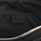 Canvas Web Slim Belt Bag Black