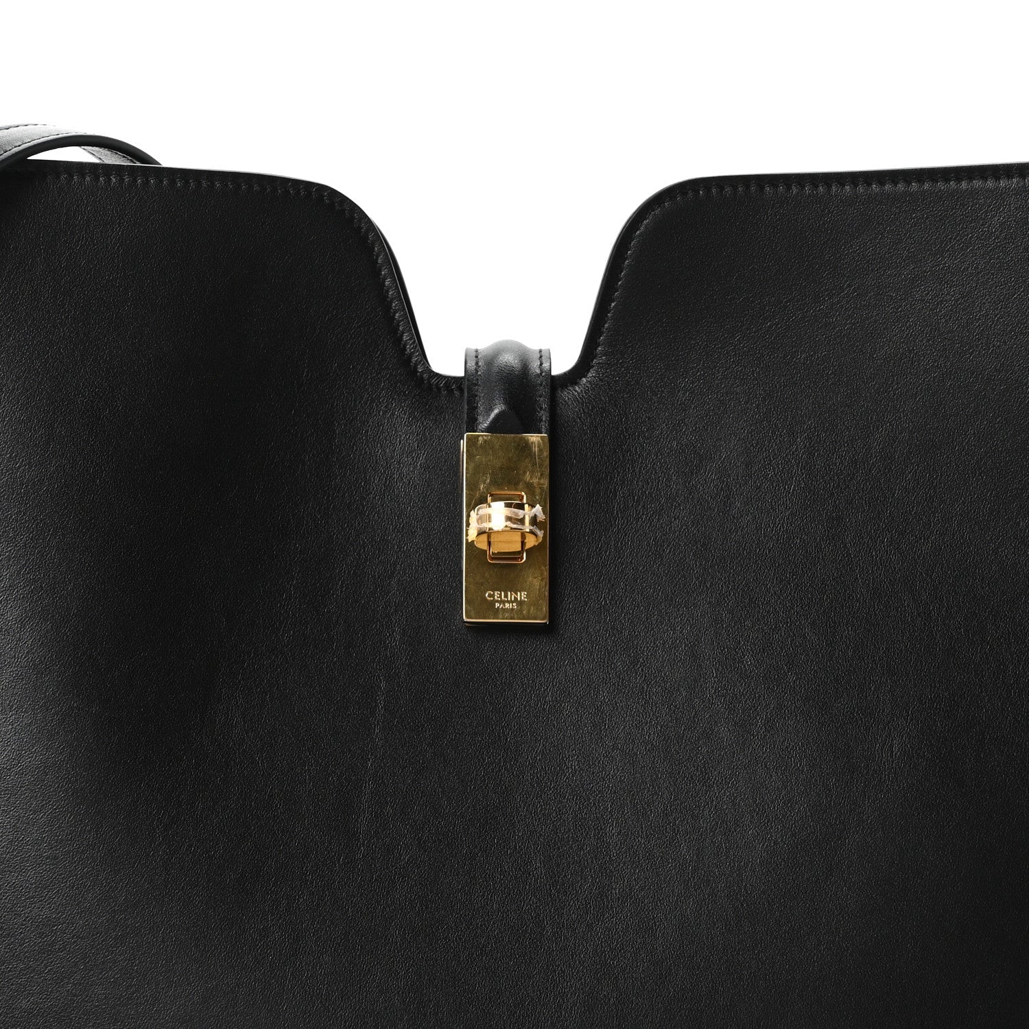 Smooth Calfskin Medium Camille 16 Soft Bag Black