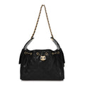 Caviar Quilted Small Chanel 25 Handbag Black