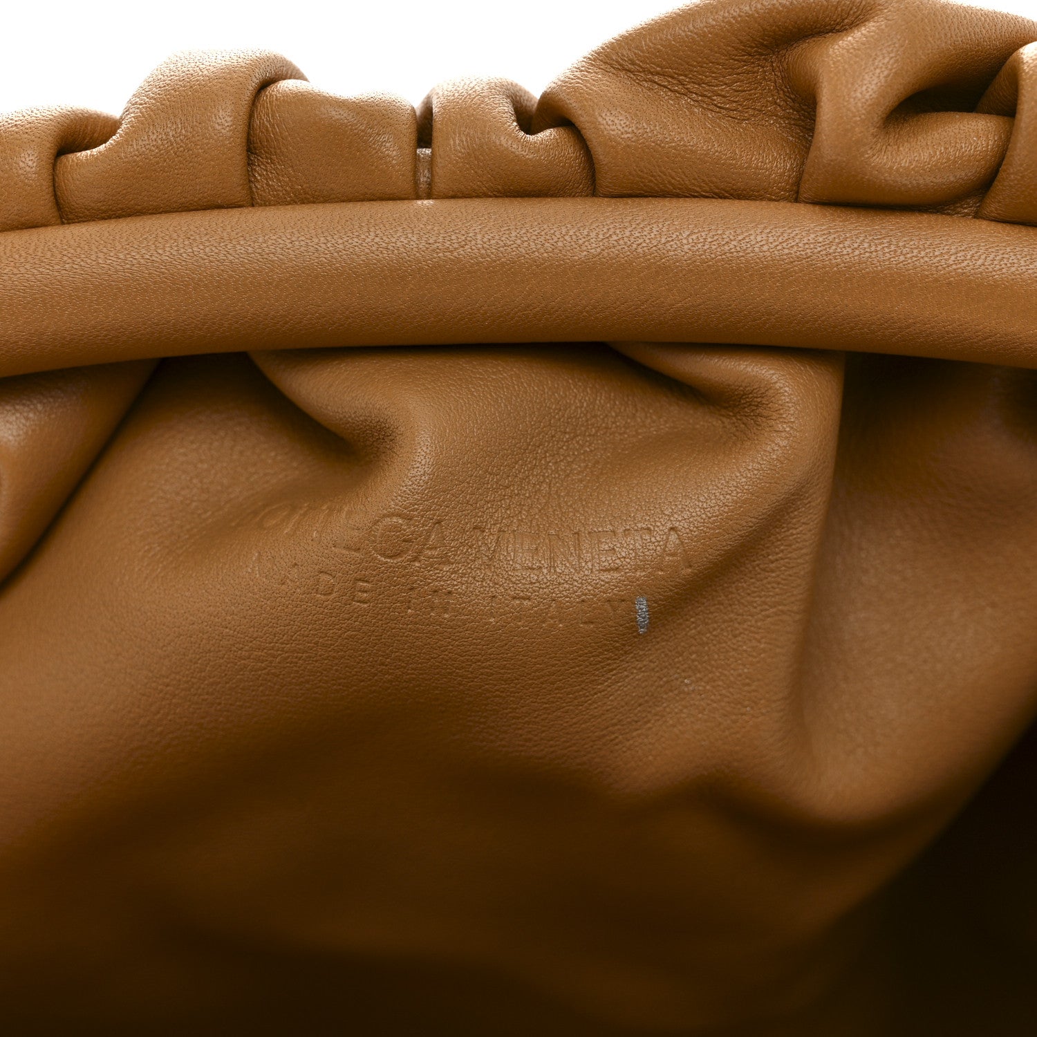 Calfskin Teen Pouch Caramel