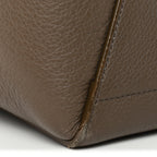 Soft Grained Calfskin Sangle Bucket Bag Taupe