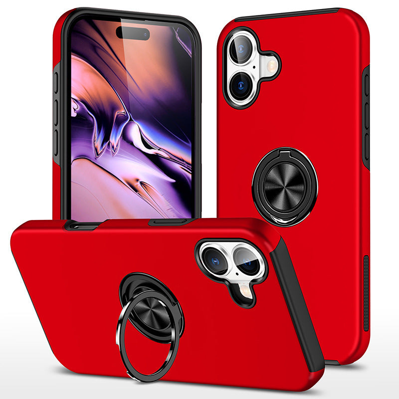 Entronix Case Compatible with iPhone 16 Plus - 360° Circular Ring Gripstand