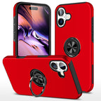 Entronix Case Compatible with iPhone 16 Plus - 360° Circular Ring Gripstand