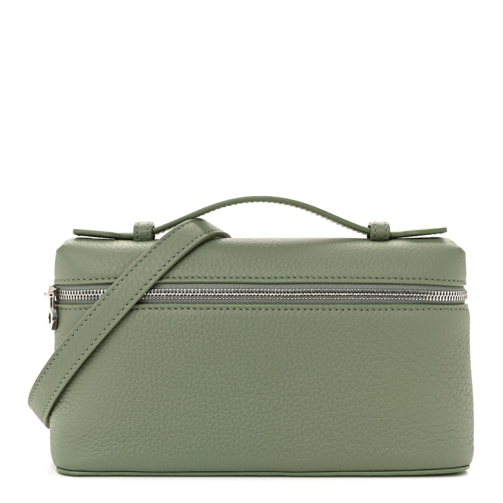 Grained Calfskin L19 Extra Pocket Pouch Sage Brush Leaves
