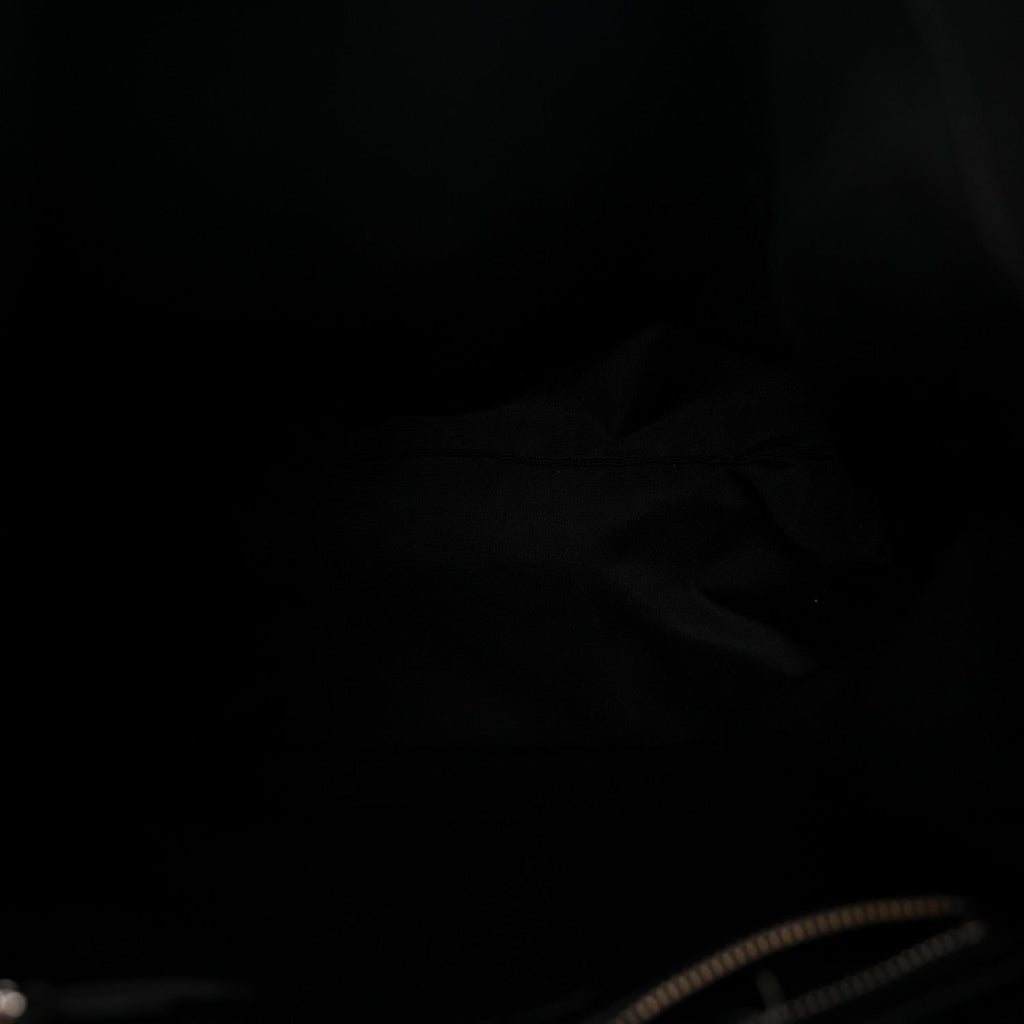 Calfskin Go Large Shoulder Bag Black