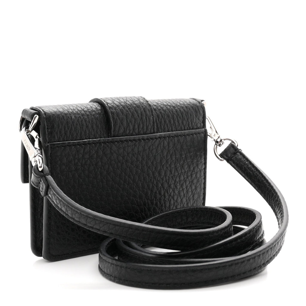 Cuoio Romano Micro Flat Baguette Black