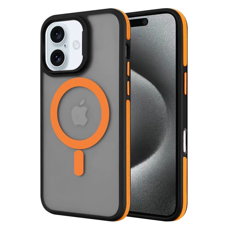 Entronix [Magnetic] Case Compatible with iPhone 17 - Translucent Matte Back w/ Rugged Edges