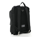 Tessuto Nylon Montagna Double Buckle Backpack Black