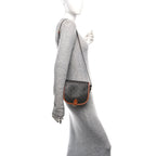 Triomphe Canvas Medium Folco Bag Tan