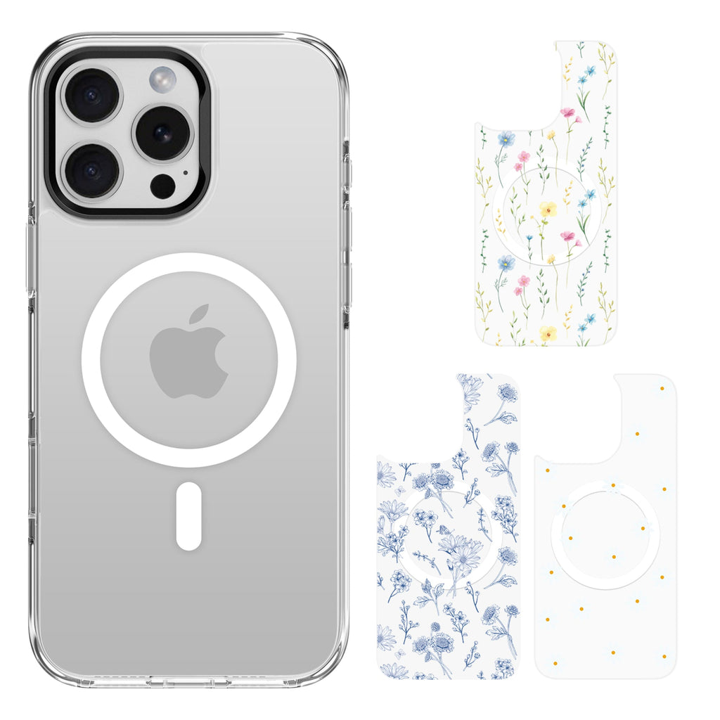 SAHARA - Inspire Series Case with Swappable Floral & Marble Designs - Apple iPhone 16 Pro