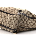 Monogram Medium Abbey Tote  Brown