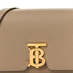Grained Calfskin Small TB Bag Oat Beige