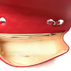 Lambskin Medium Coco Rider Flap Red
