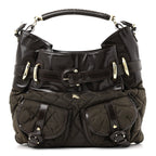 Nylon Quilted Bromley Hobo Brown