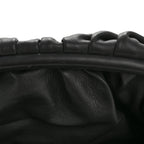 Smooth Butter Calf The Pouch Oversized Clutch Black