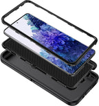 Entronix Case Compatible with Galaxy S21 FE - Triple-Layer Heavy Duty Protection
