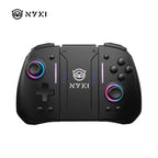 Wireless Ergonomic Game Controller with RGB Lighting for Nintendo Switch - Black