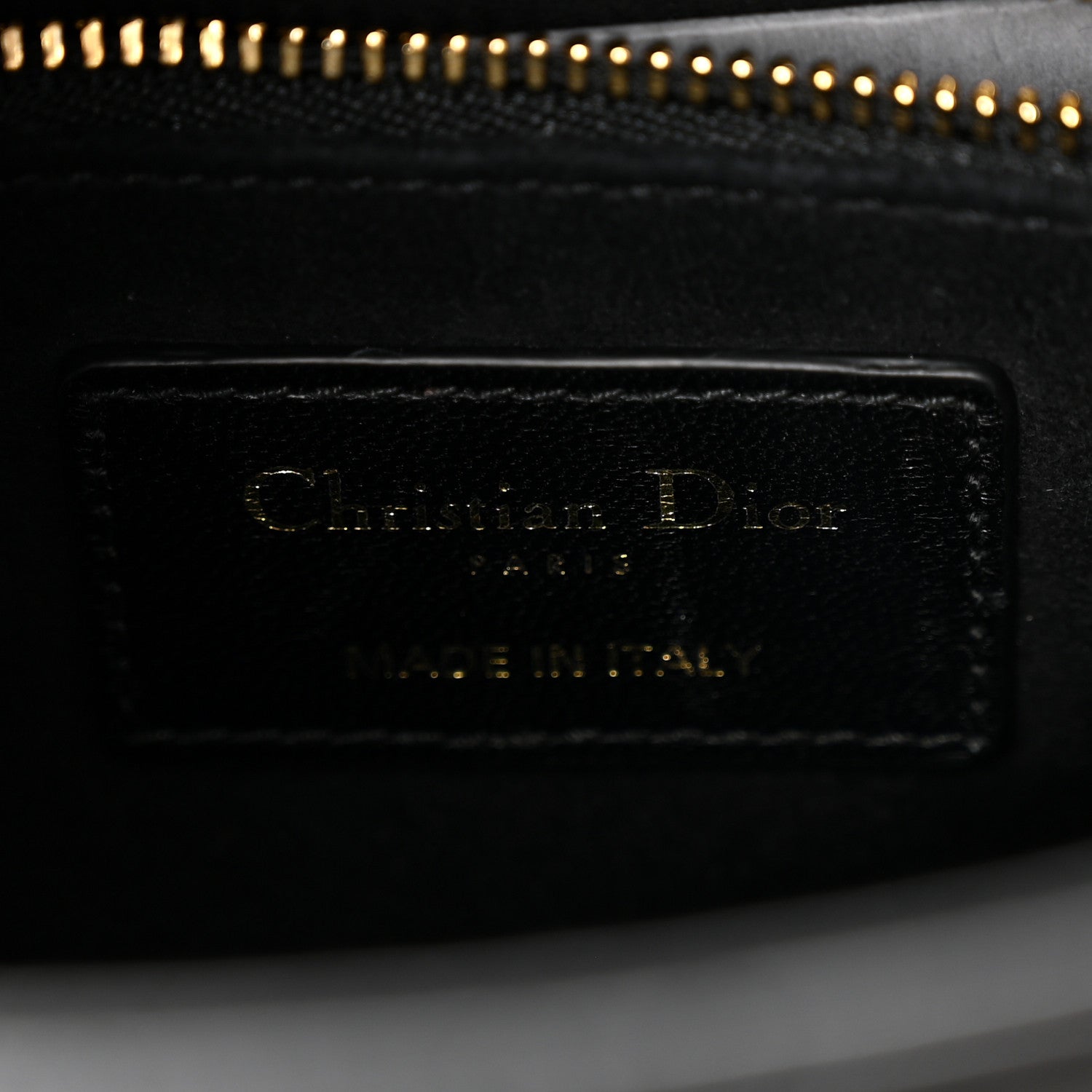 Lambskin Cannage Small My ABCDior Lady Dior Black